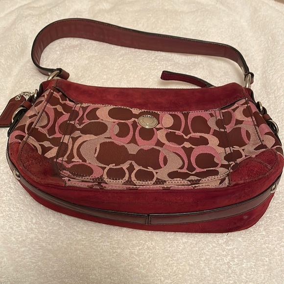 Coach Handbags - NWT Coach bag. Some markings on suede & leather. see photos & video.